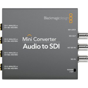 Blackmagic Design Mini Converter Audio to SDI CONVMCAUDS2 Videoguys